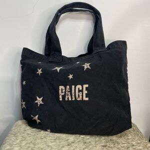 5 for $25🔥PAIGE Black Stars Tote Bag